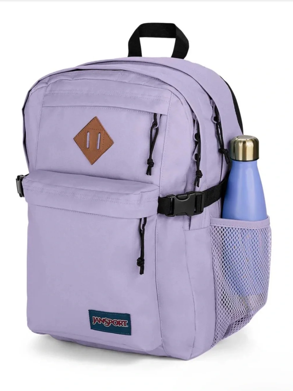 JanSport Cool Student Backpack Pastel Lilac Laptop School Travel Book Bag